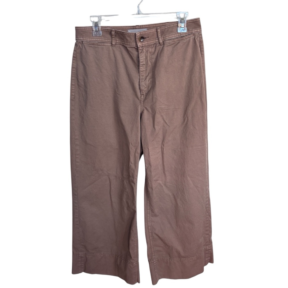 Everlane Tam Wide Leg Crop Chino Pants Sz 8